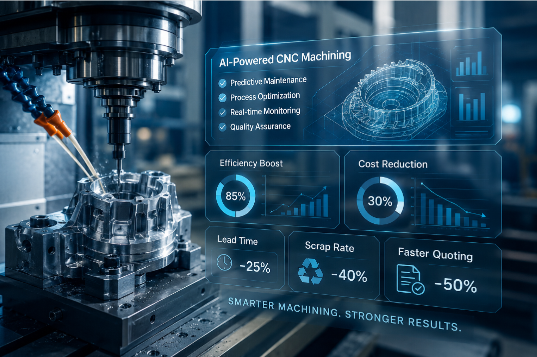 L’intelligenza artificiale può rendere la lavorazione CNC più rapida ed economica?
